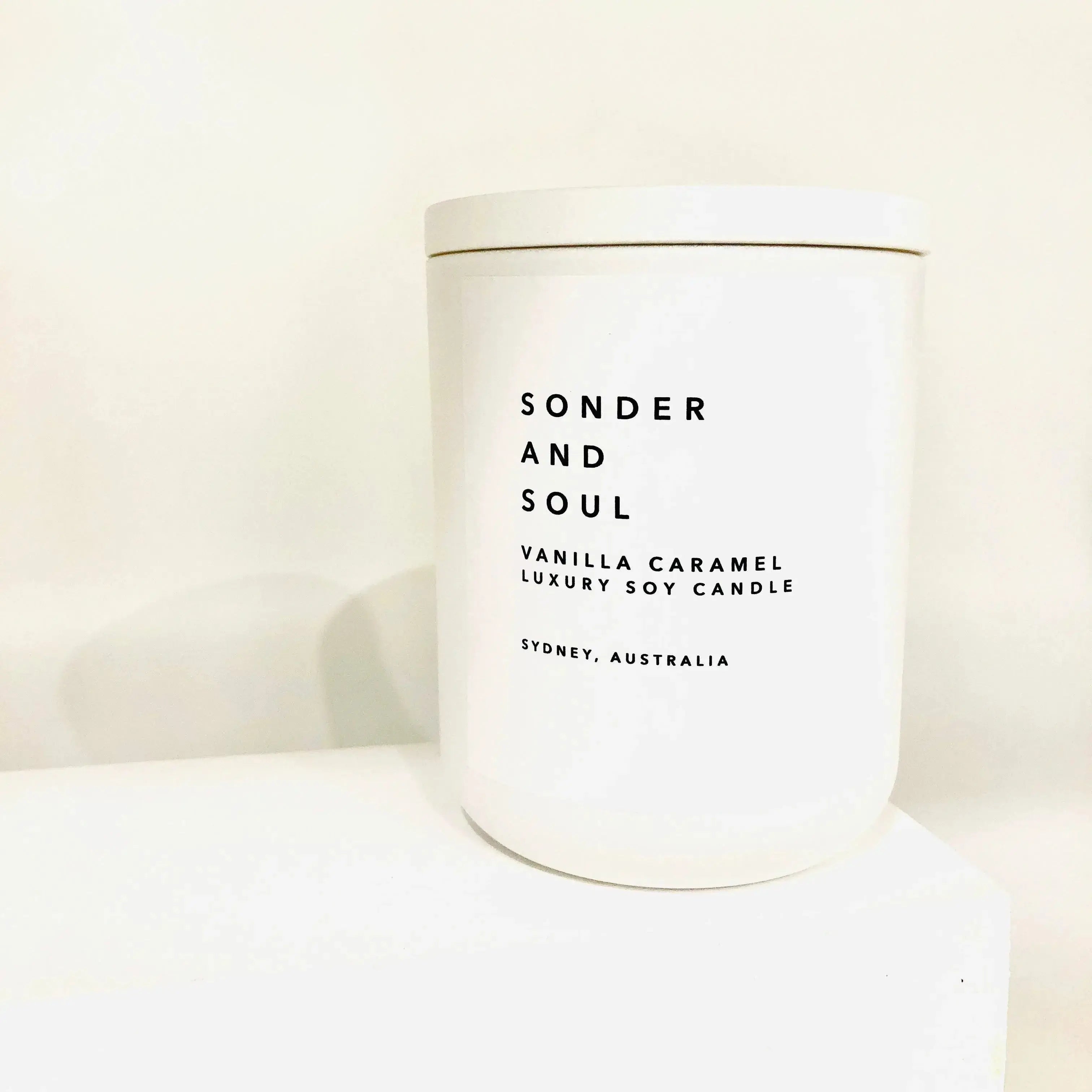Sonder and Soul - Vanilla Caramel Soy Candle - CosmicBlueprint7