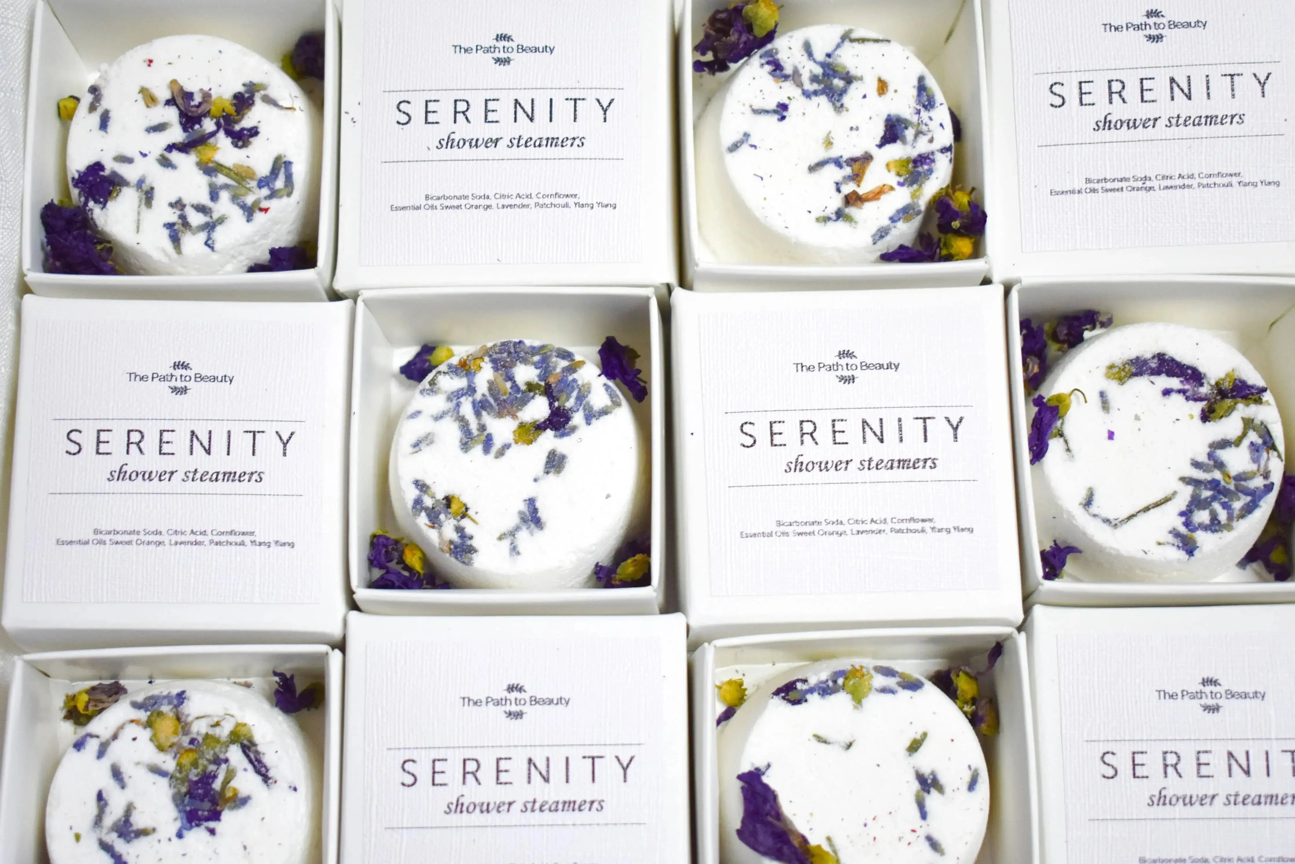 The Path to Beauty - Serenity Shower Steamers - CosmicBlueprint7