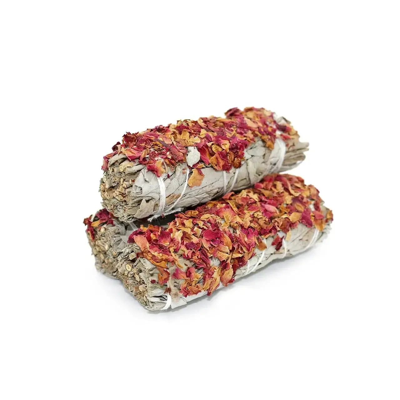 LOVE SMUDGE STICK - Wild Roses Sage 10cm - CosmicBlueprint7