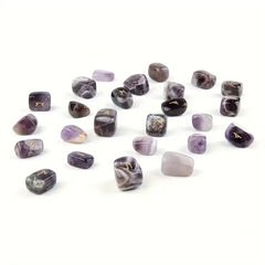 Amethyst Rune Stones 25Pcs Natural Stone Crystal Runes - CosmicBlueprint7