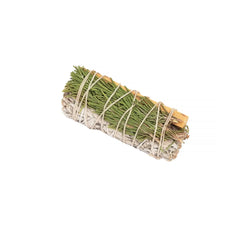 Sarimoire - 4" Sage Wand, Rosemary, and Palo Santo Wrapped Bundle - CosmicBlueprint7