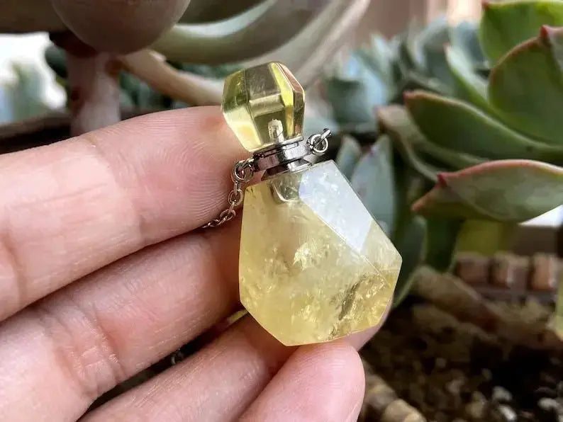 Perfume Bottle Pendant with Aplicator - CosmicBlueprint7