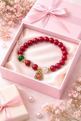 ❤️ 1. Fortune & Prosperity (Red + Gold “福” Charm)