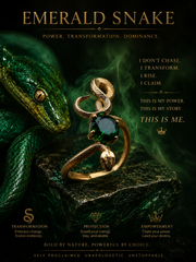 Emerald Snake Ring 🐍💚
