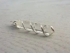 Stunning Clear Quartz Earth Pendant - CosmicBlueprint7