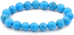 Blue Turquoise stretch Bracelet - CosmicBlueprint7