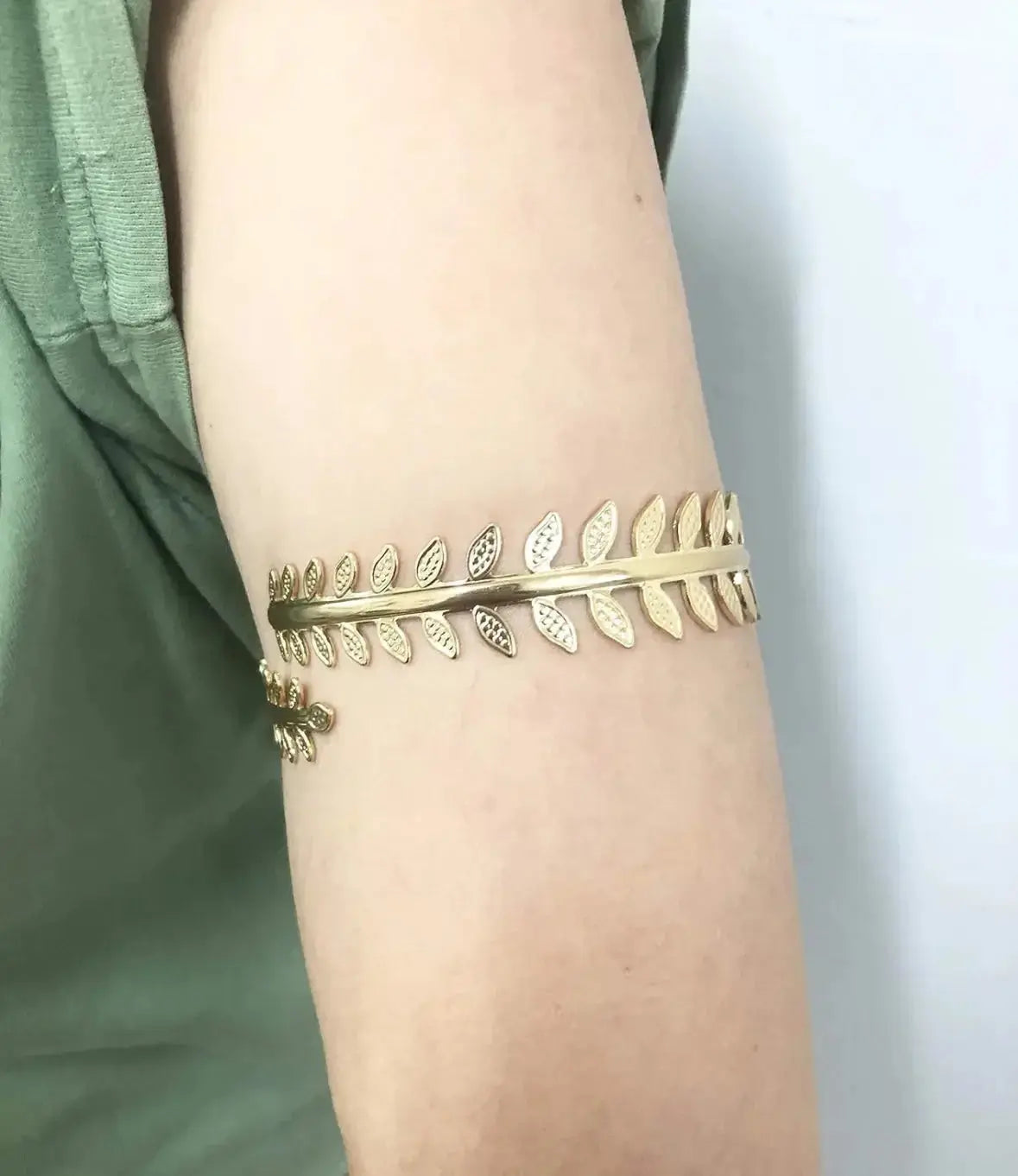 Fashion Punk Coiled Adjustable Arm Armband Bangle Women Jewelry Egypt Adjustable Arm Cuff Armlet - CosmicBlueprint7