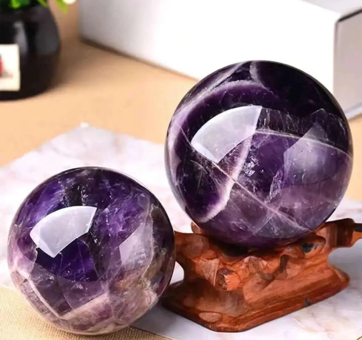 Amathyst Crystal Ball - CosmicBlueprint7