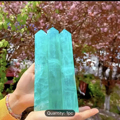 Aqua Aura Crystal Cross | Sacred Geometry Formation - CosmicBlueprint7