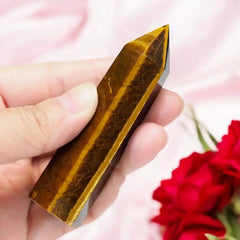 Tiger Eye Point cystal - CosmicBlueprint7