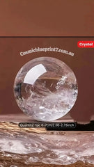 Stunning CYSTAL CLEAR QUARTZ BALL - CosmicBlueprint7