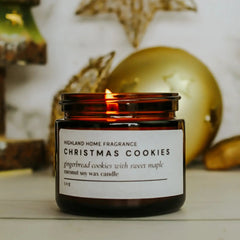 Highland Home Fragrance - Christmas Cookies | Gingerbread & Maple | 50g Mini Candle - CosmicBlueprint7