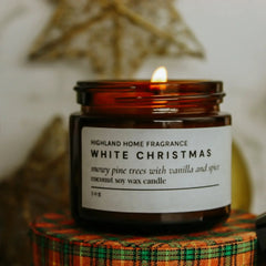 White Christmas | Pine & Vanilla | 50g Mini Candle - CosmicBlueprint7