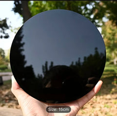 Black Obsidian Mirror - Powerful Protection Tool for Home