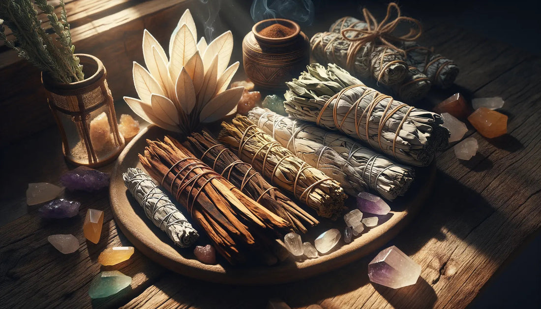 Your Guide to Sacred Smudging: How Palo Santo & White Sage Support Your Spiritual Journey - CosmicBlueprint7