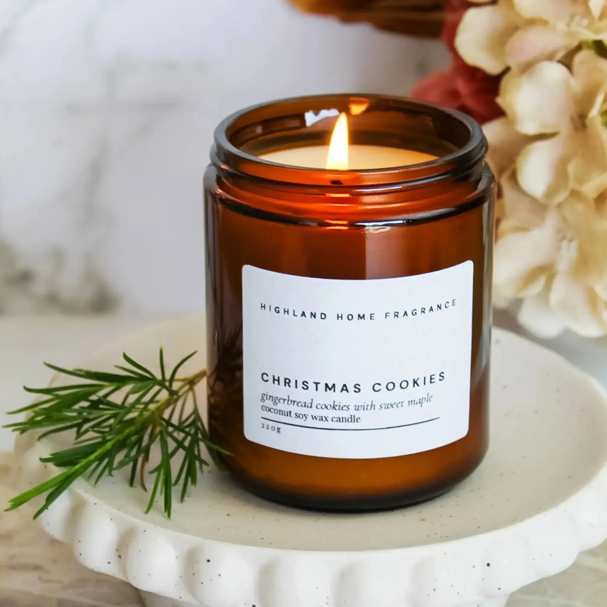 Christmas Cookies | Gingerbread & Maple- 220g CocoSoy Candle - CosmicBlueprint7