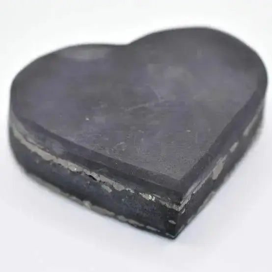 PYRITE SHUNGITE LOVE SHAPE - CosmicBlueprint7