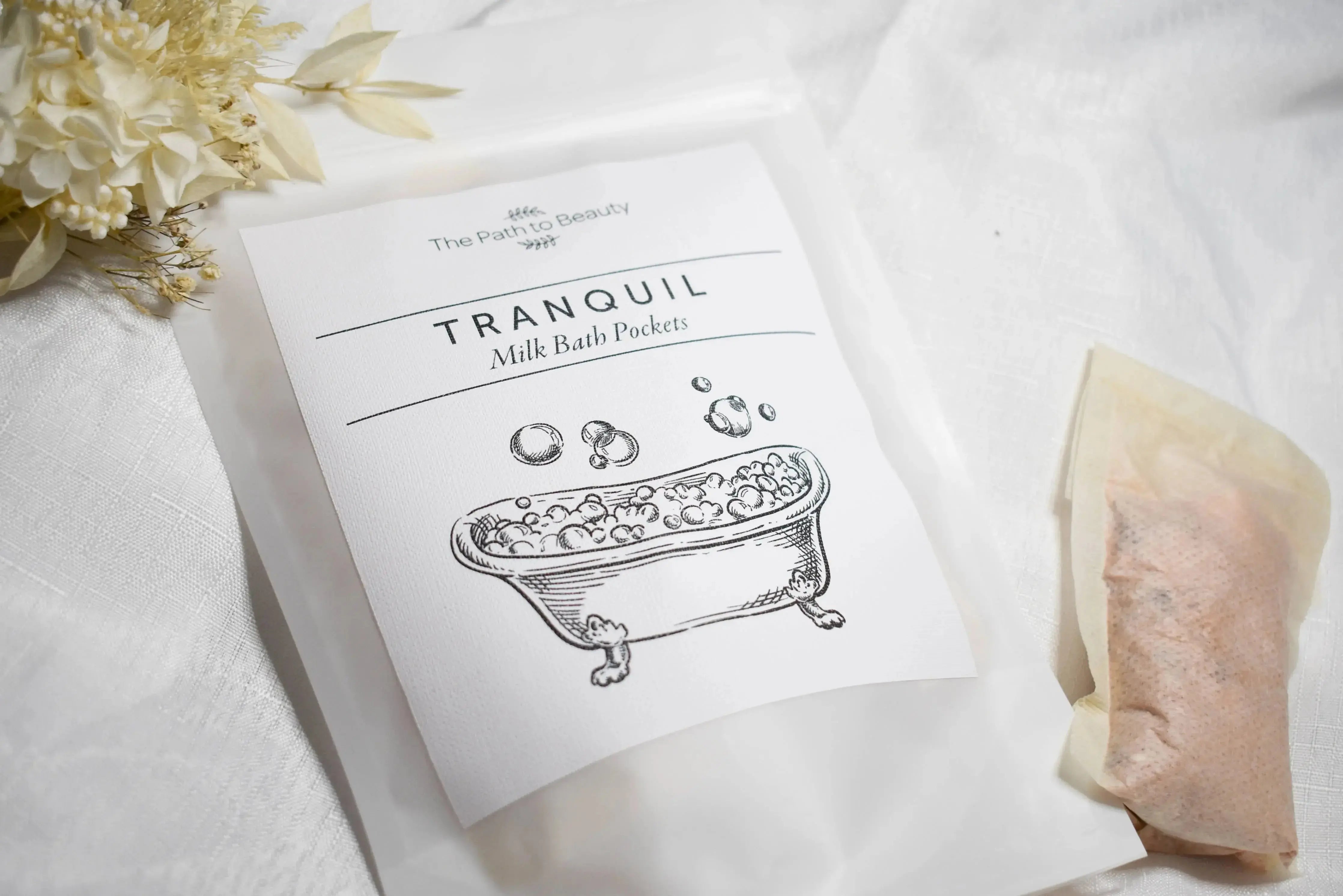 The Path to Beauty - TRANQUIL Milk Bath Pockets - CosmicBlueprint7