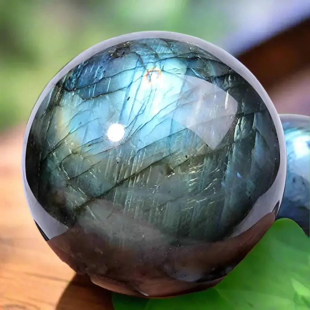Labradorite Crystal – Stone of Magic & Transformation | Cosmic Blueprint 7™ Labradorite crystal spheres - CosmicBlueprint7