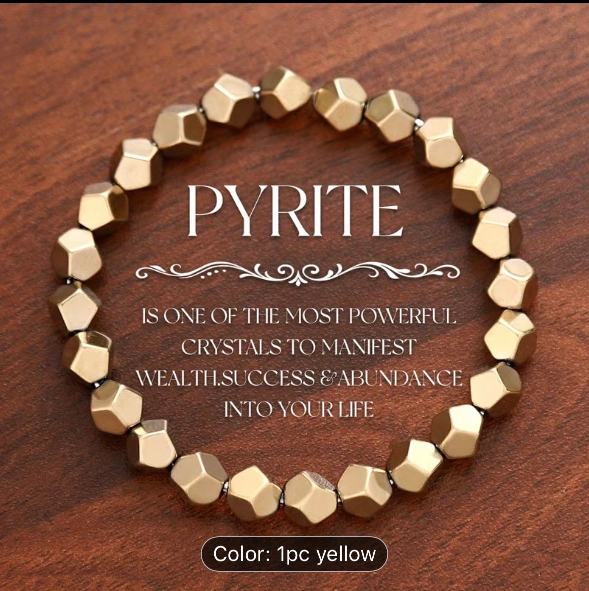 Pyrite Abundance Bracelet ✨