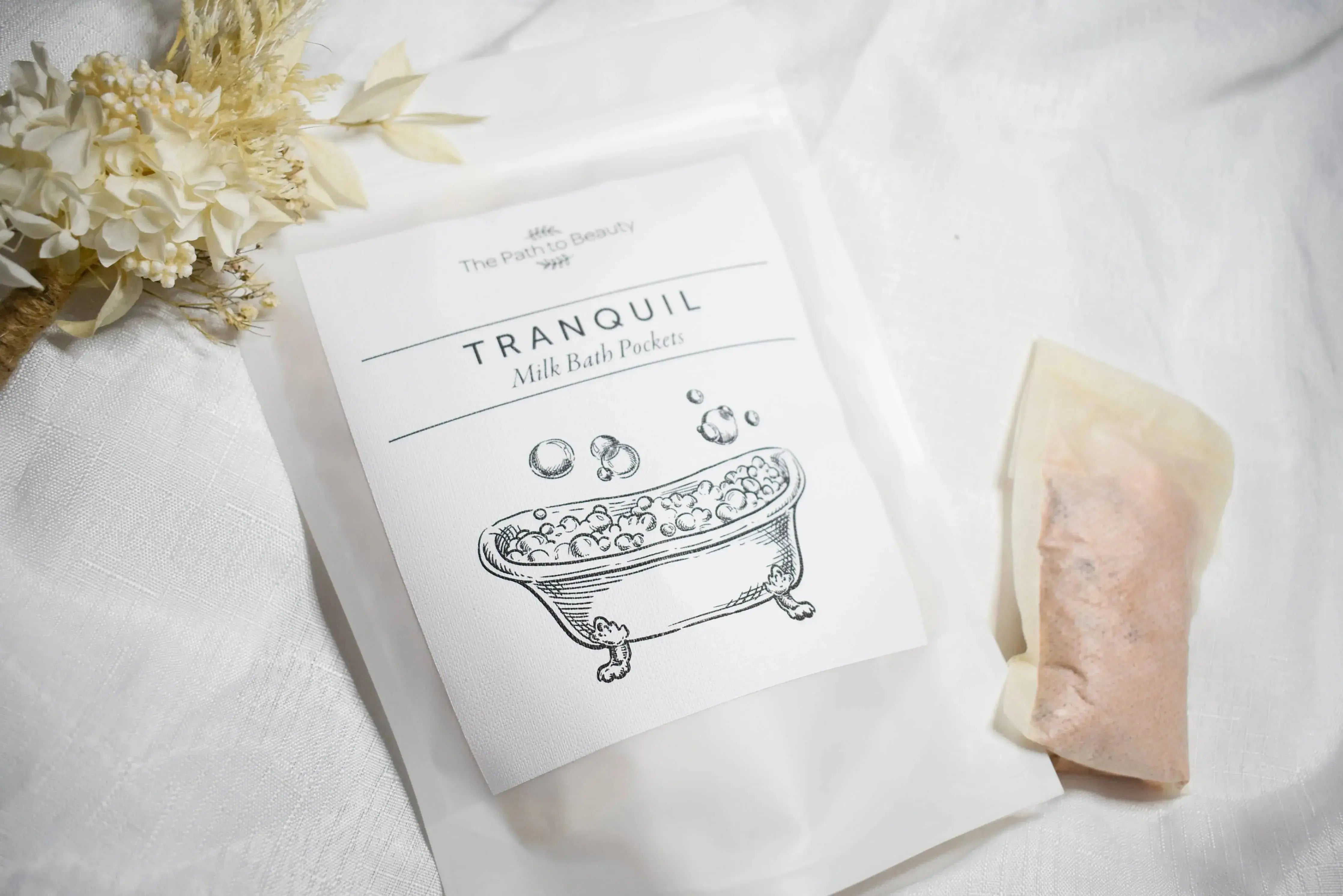 The Path to Beauty - TRANQUIL Milk Bath Pockets - CosmicBlueprint7