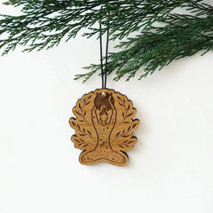 Yoga Meditation | Wood Ornament - CosmicBlueprint7