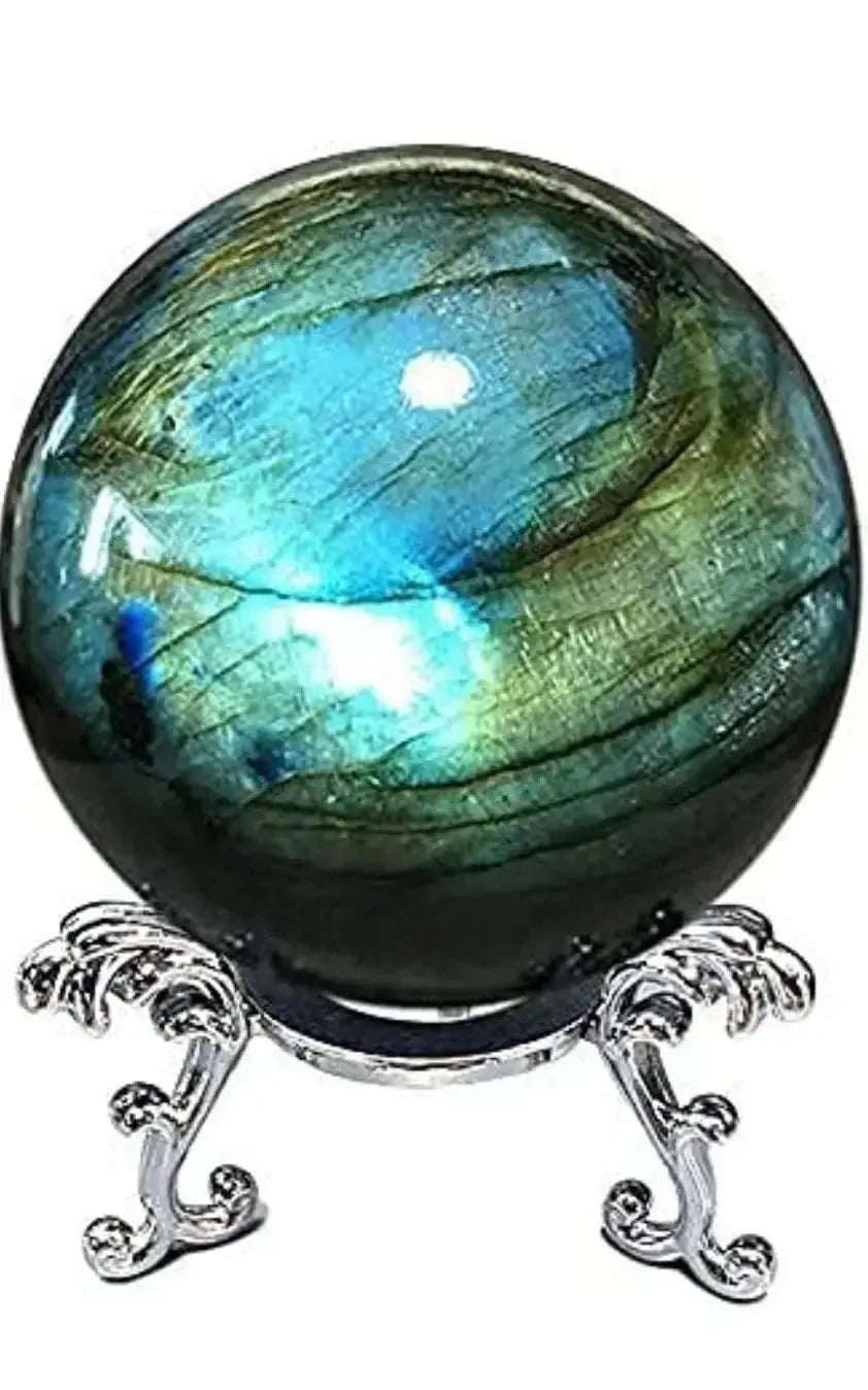 Labradorite Crystal – Stone of Magic & Transformation | Cosmic Blueprint 7™ Labradorite crystal spheres - CosmicBlueprint7