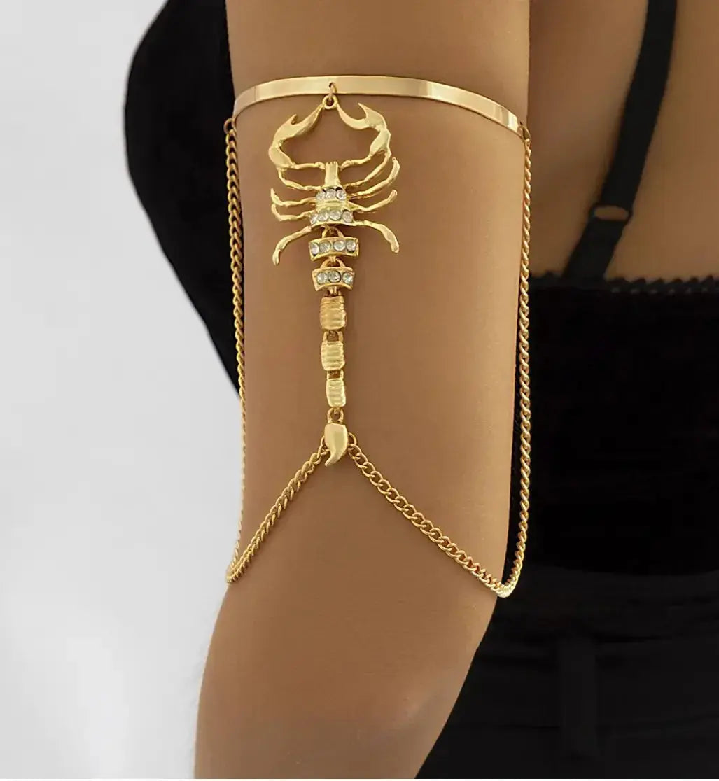 Sexy Arm Bracelet Bangle Women Sexy Jewelry Bangle Egyptian Armband Body Chain - CosmicBlueprint7