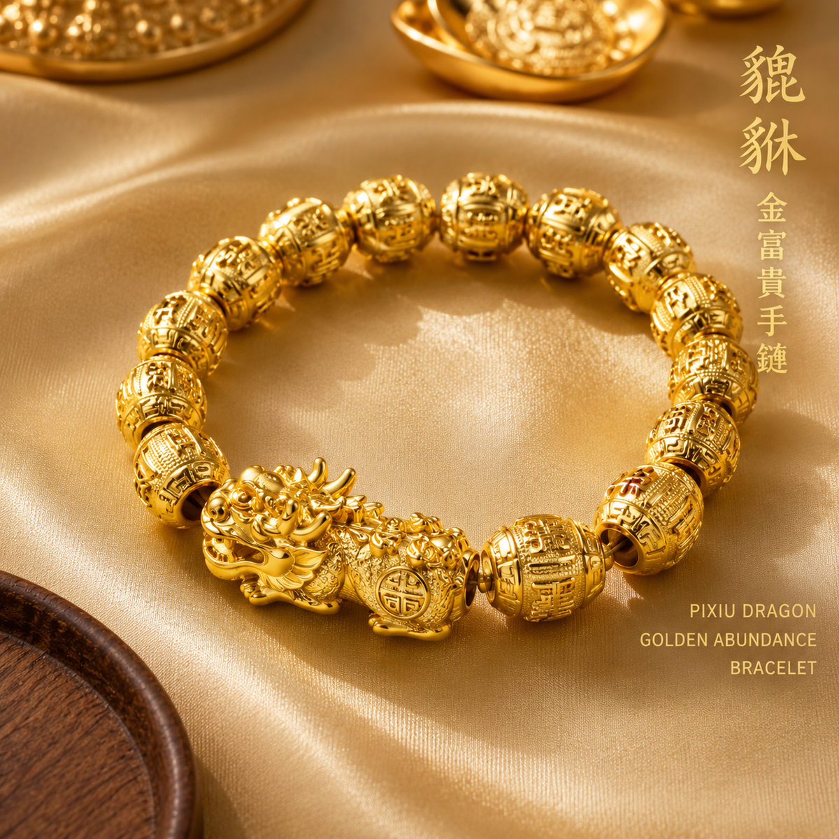 ✨ PIXIU DRAGON GOLDEN ABUNDANCE BRACELET ✨