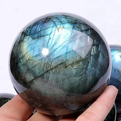 Labradorite Crystal – Stone of Magic & Transformation | Cosmic Blueprint 7™ Labradorite crystal spheres - CosmicBlueprint7