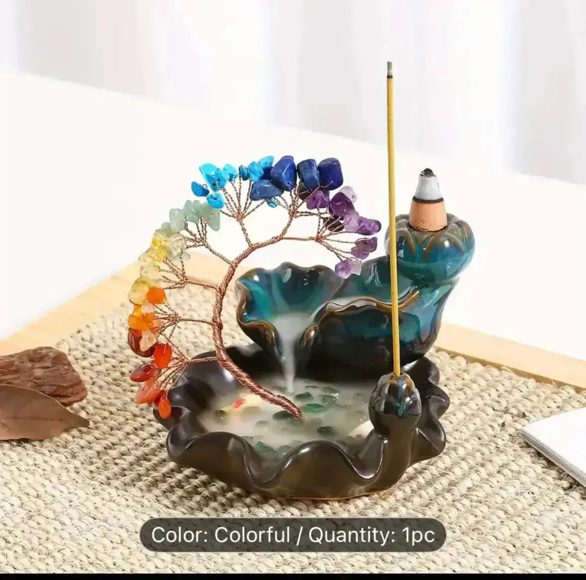 7chakra activation and money and abundance pond fountains incense stick /cone dual effect limited stock available(perfect for thoughtful gift) - CosmicBlueprint7