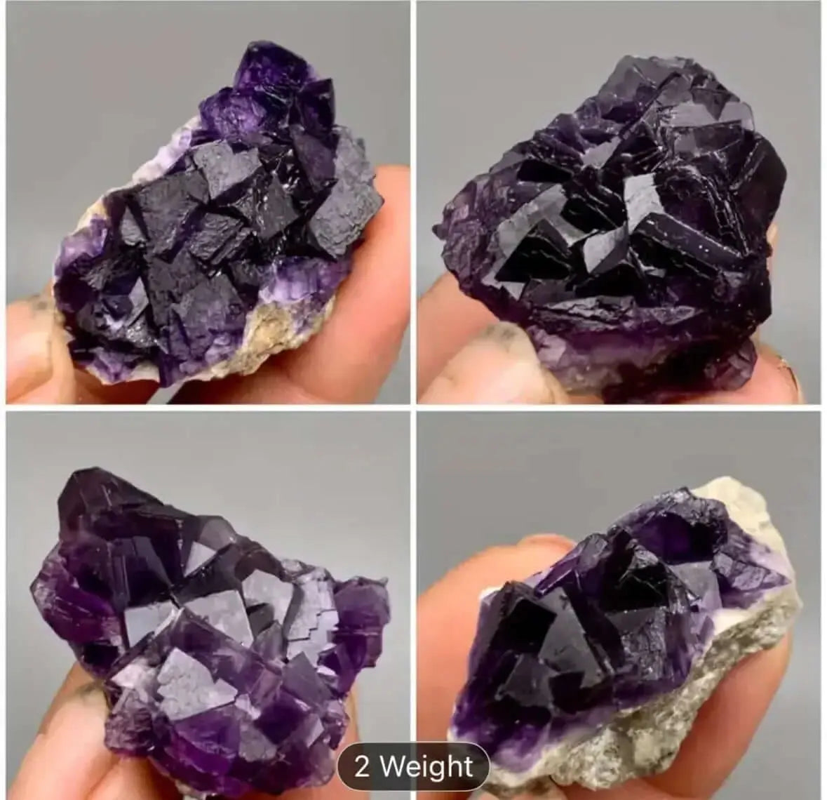 Purple Fluorite Crystal Cluster - Mental Clarity & Focus (50-100g Random) - CosmicBlueprint7