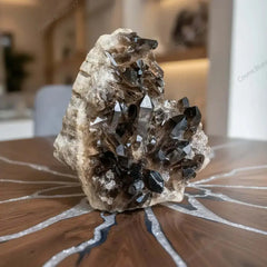 Smoky Quartz Crystal Cluster - Grounding & Detox (100-150g Random) - CosmicBlueprint7