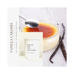 Sonder and Soul - Vanilla Caramel Soy Candle - CosmicBlueprint7