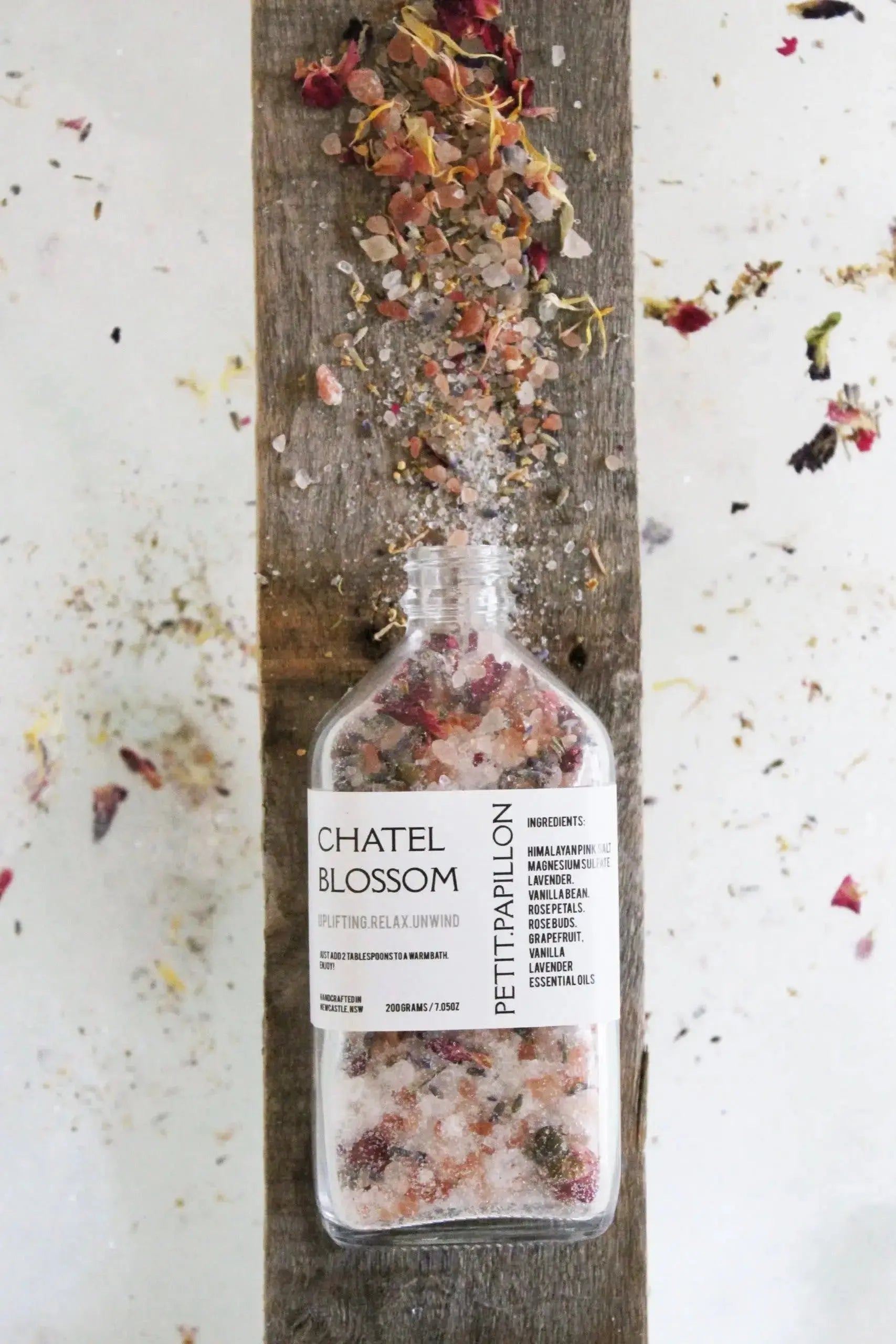 Chatel Blossom Bath Salts: 125 grams - CosmicBlueprint7