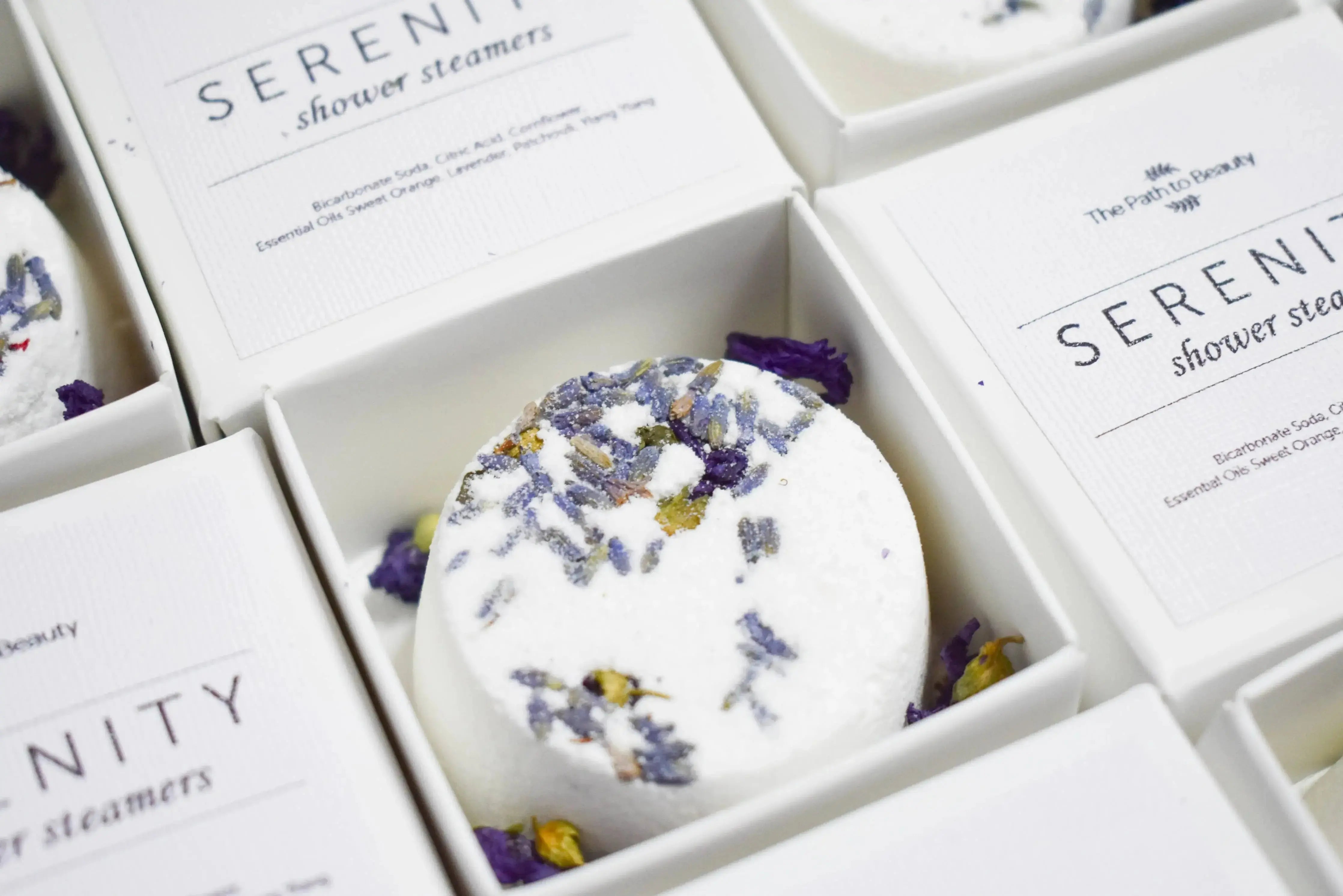 The Path to Beauty - Serenity Shower Steamers - CosmicBlueprint7