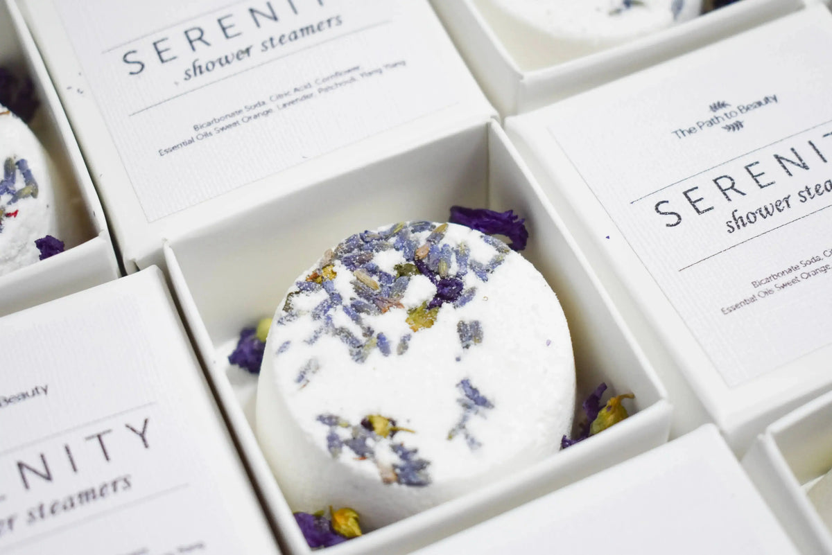 The Path to Beauty - Serenity Shower Steamers - CosmicBlueprint7