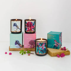 50+hrs Australian artist soy candle - Australian Sandalwood - CosmicBlueprint7
