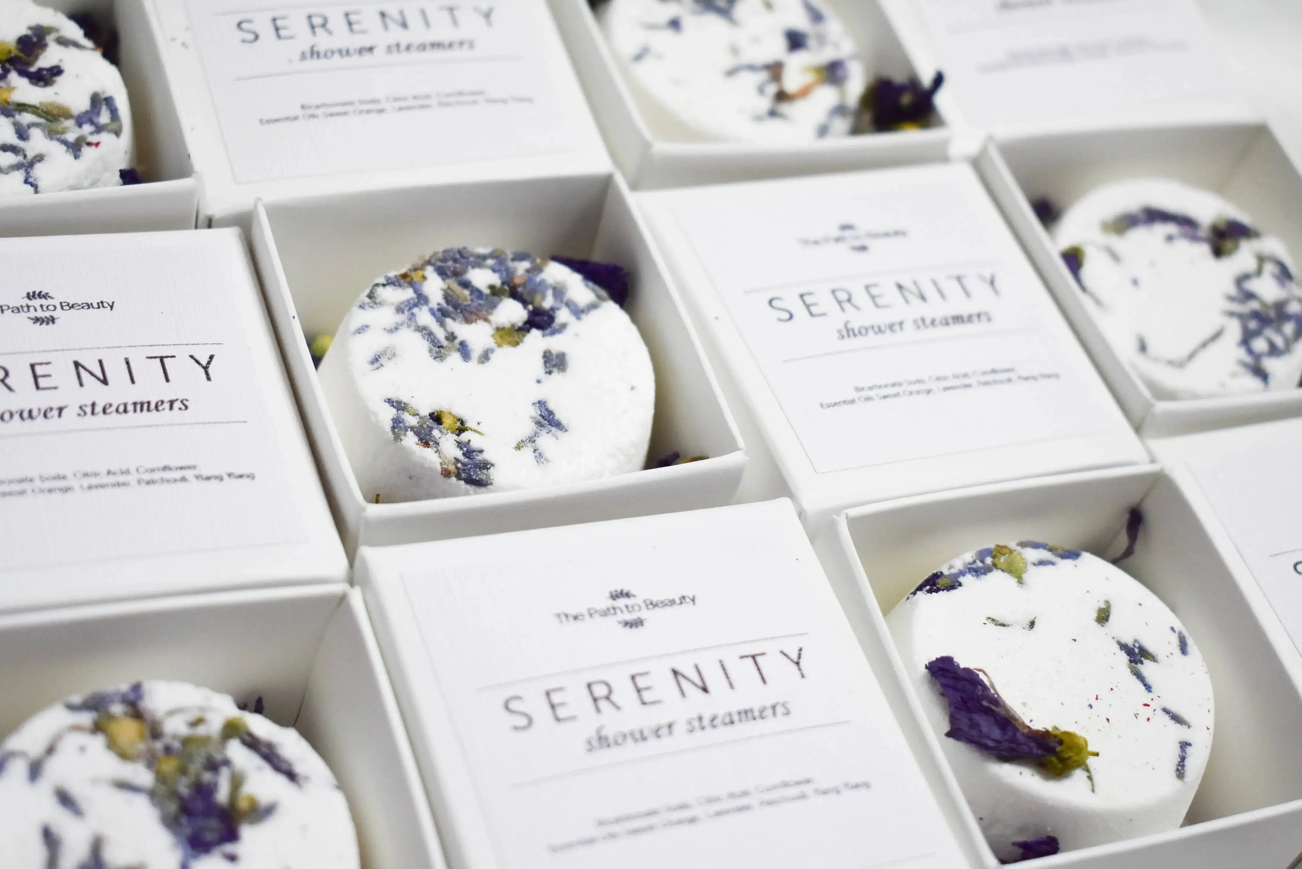 The Path to Beauty - Serenity Shower Steamers - CosmicBlueprint7