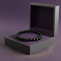 Black Obsidian Bracelet Gift Box - Professional