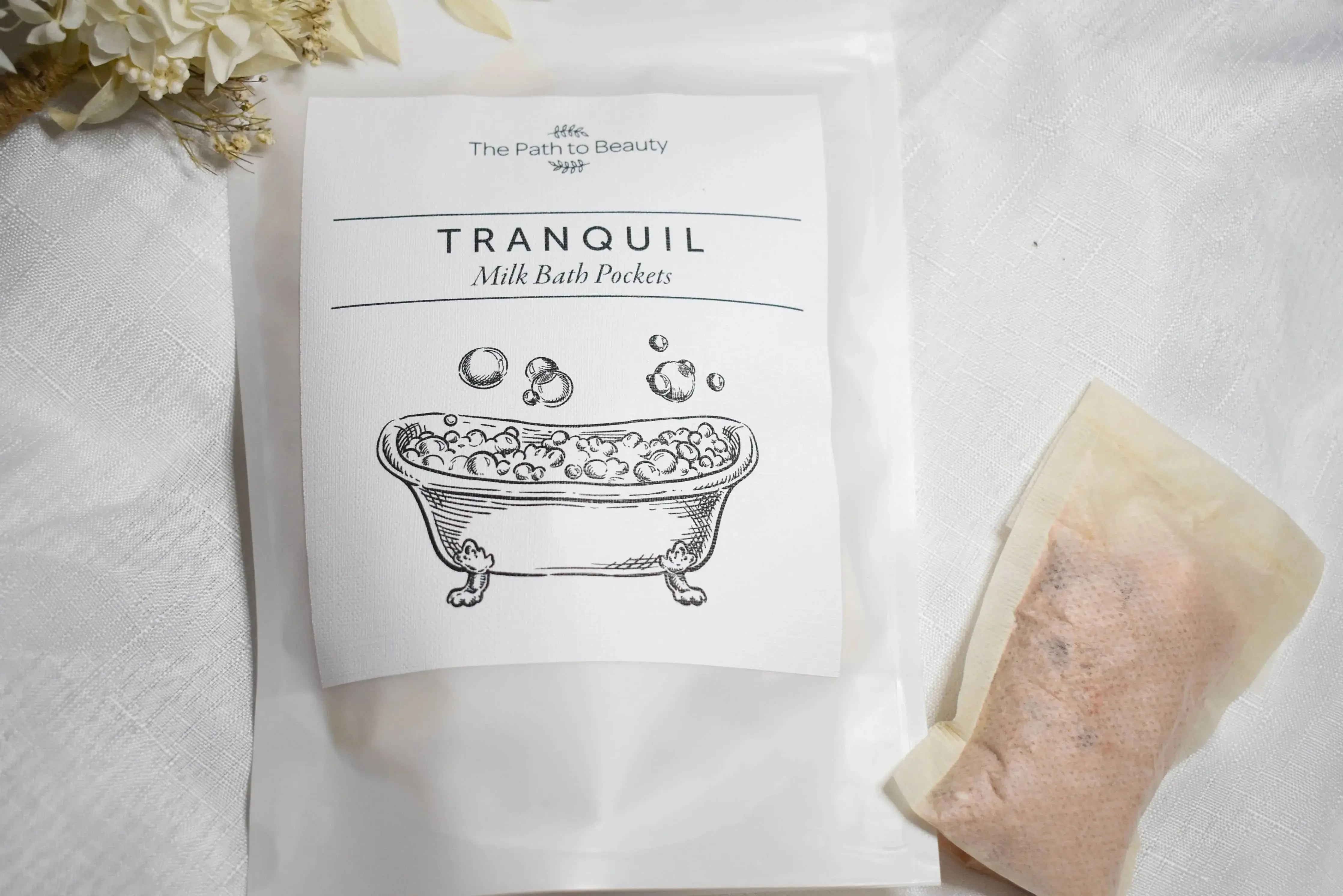 The Path to Beauty - TRANQUIL Milk Bath Pockets - CosmicBlueprint7