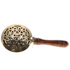 INCENSE BURNER - Brass Flower of Life - CosmicBlueprint7
