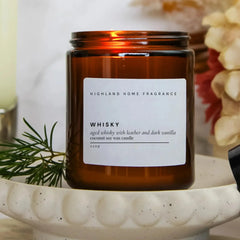 Whisky | Whisky & Leather - 220g CocoSoy Candle - CosmicBlueprint7