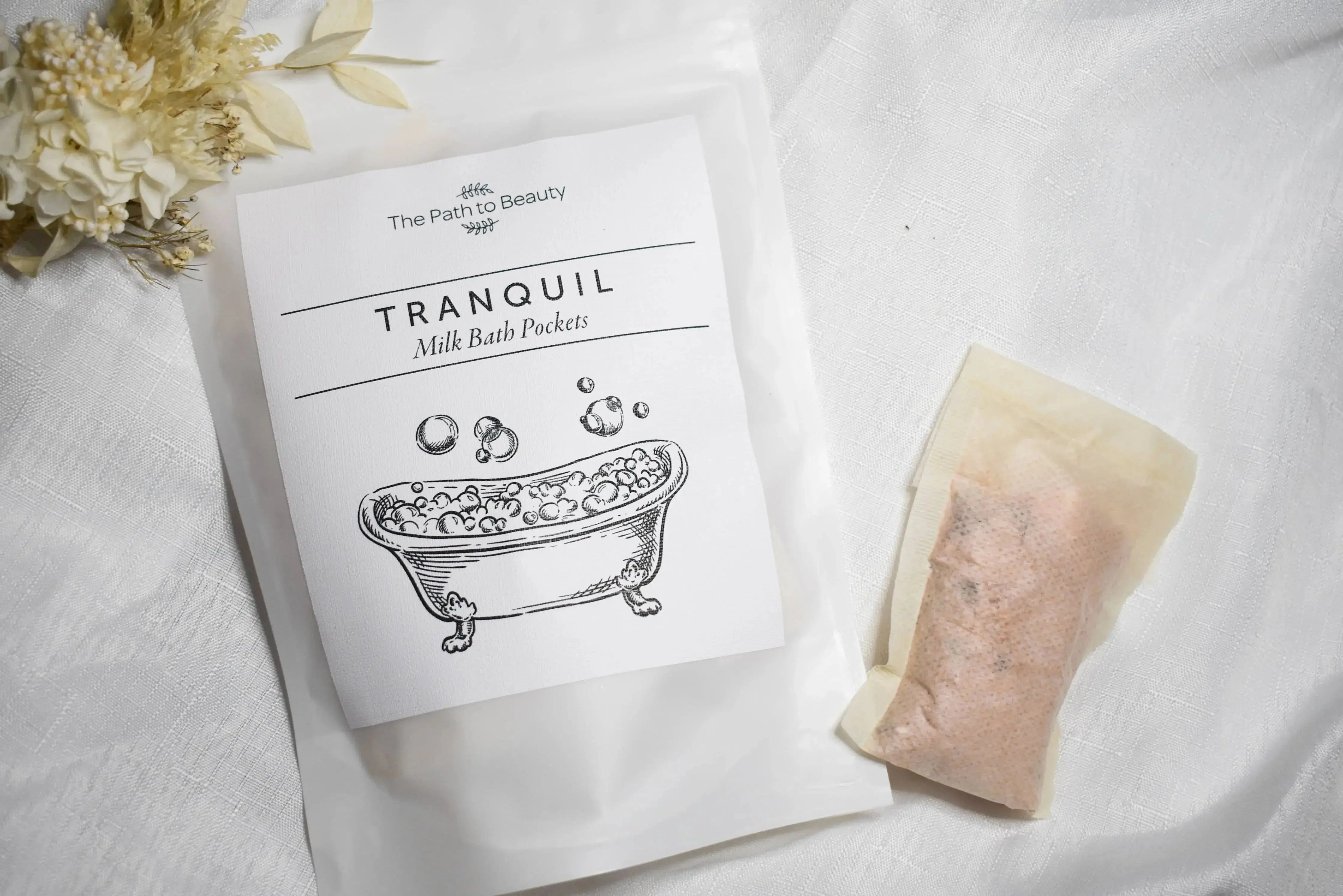 The Path to Beauty - TRANQUIL Milk Bath Pockets - CosmicBlueprint7