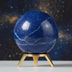 Lapis Lazuli Crystal Sphere - Alternative View