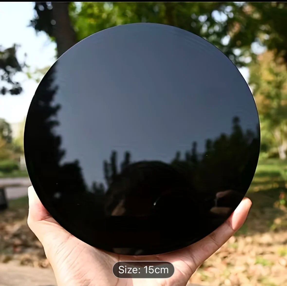 Black Obsidian Mirror - Powerful Protection Tool for Home