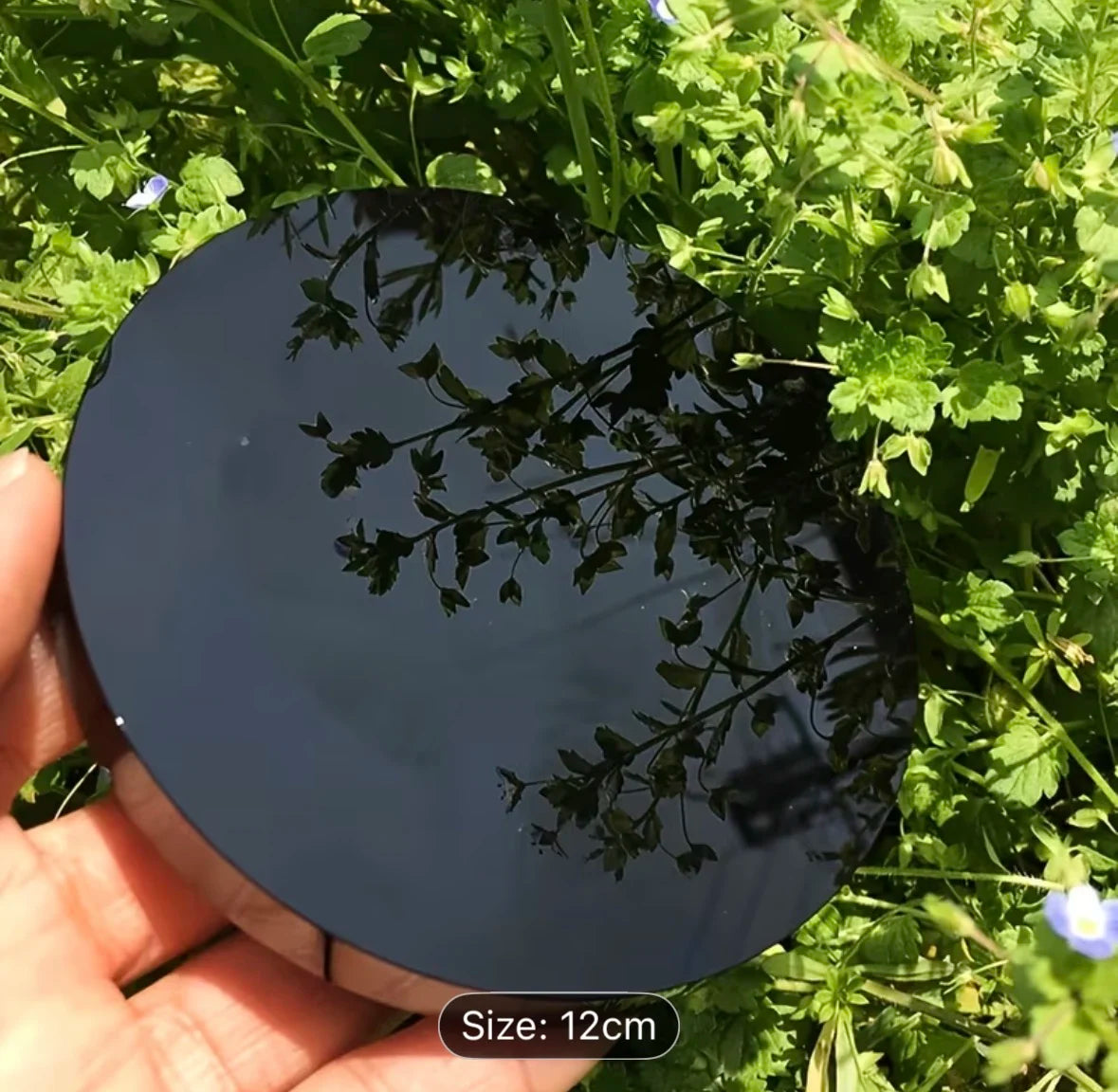 Black Obsidian Mirror - Powerful Protection Tool for Home