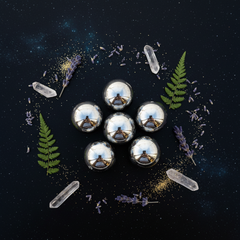 Polished Hematite Spheres – Silver Crystal Balls