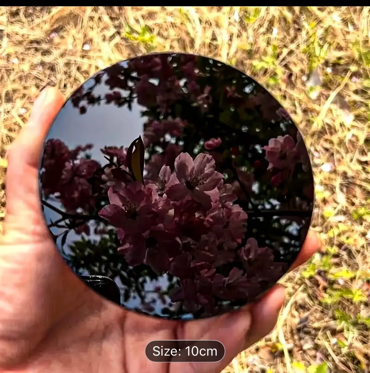Black Obsidian Mirror - Powerful Protection Tool for Home