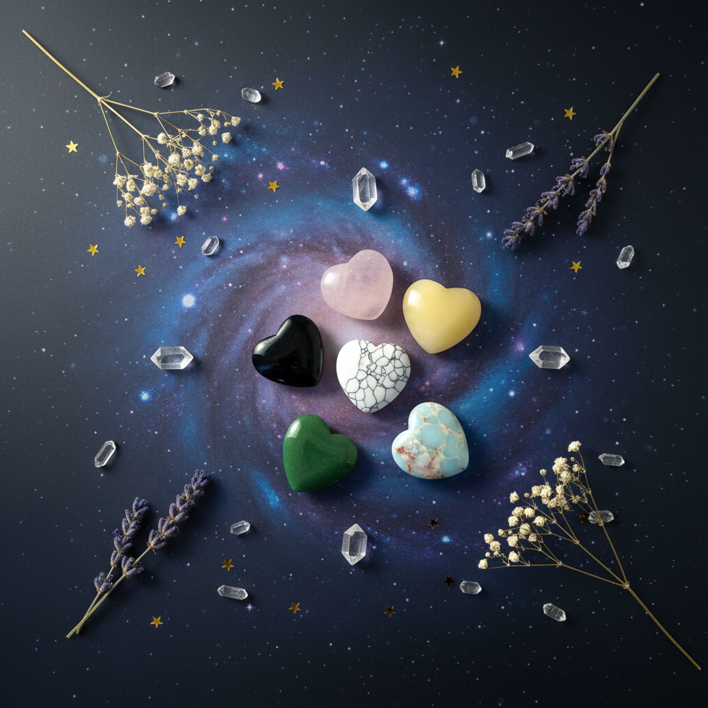 Tumbled Crystal Hearts – Loose Love Shape Collection